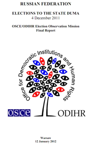 2012-01-12 OBCE Report - Russian Elections 2011